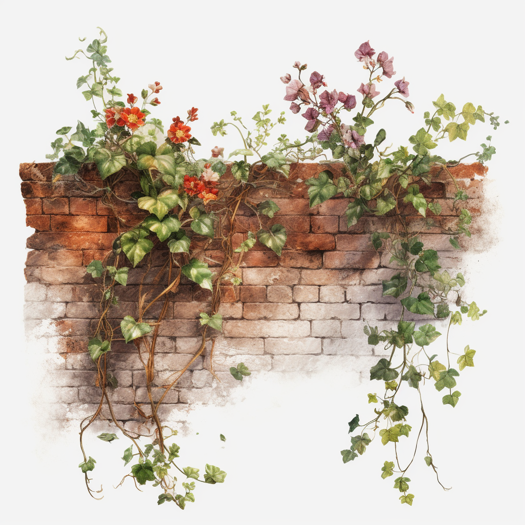 brick wall clipart