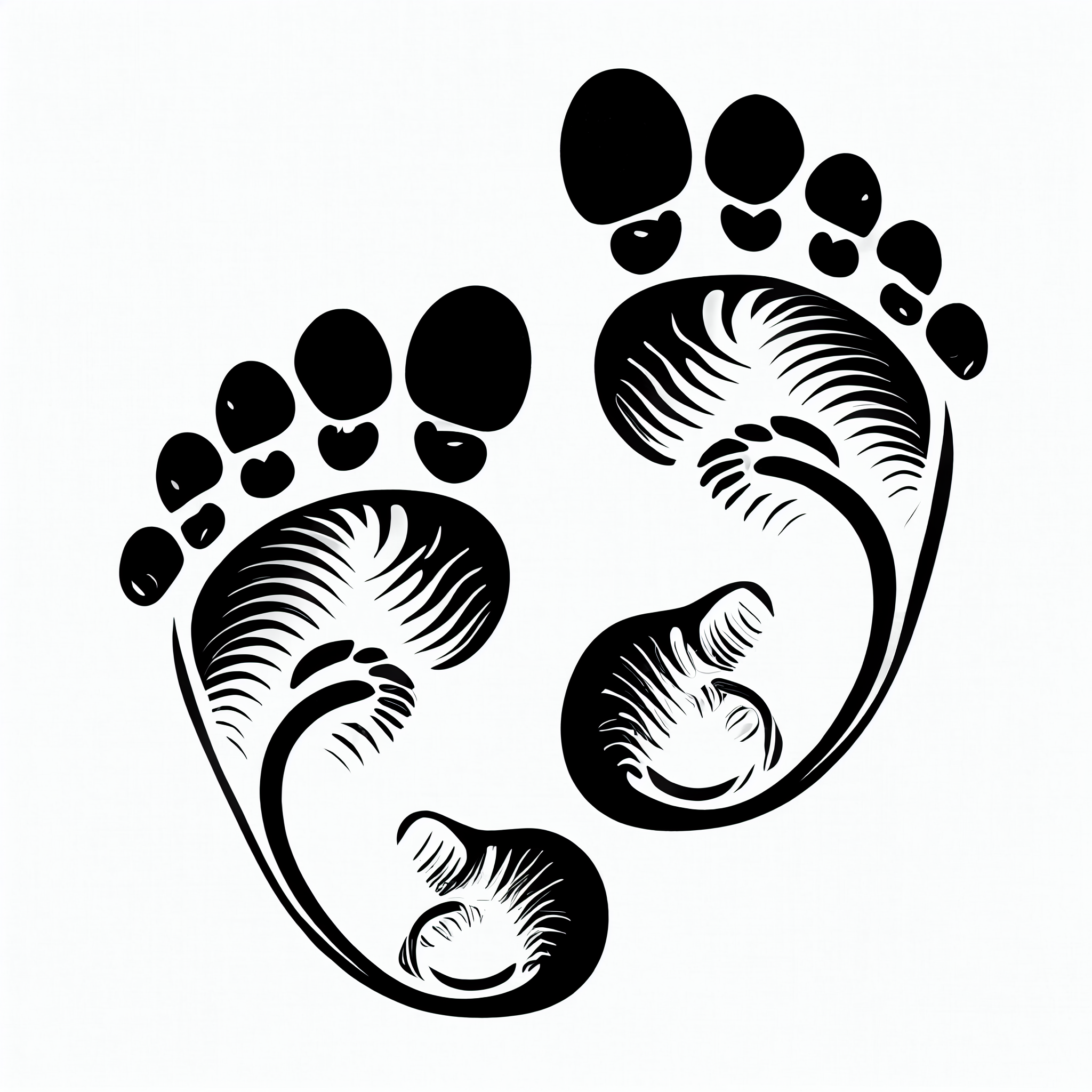 black feet cliparts