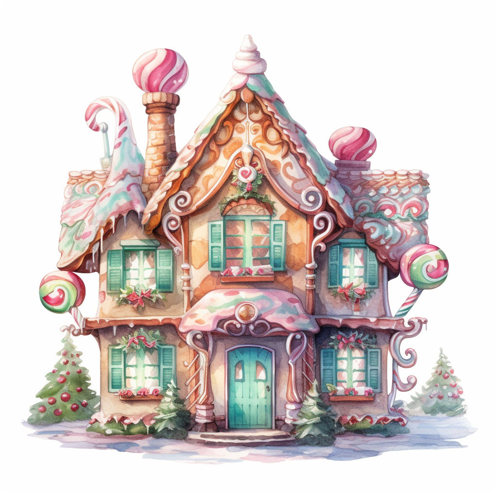 candy house cliparts