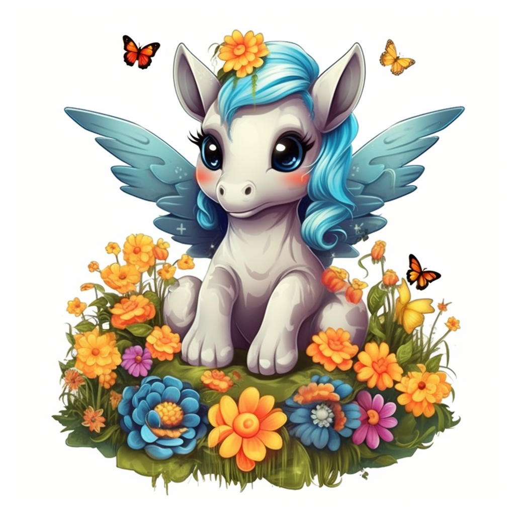 cute unicorn cliparts