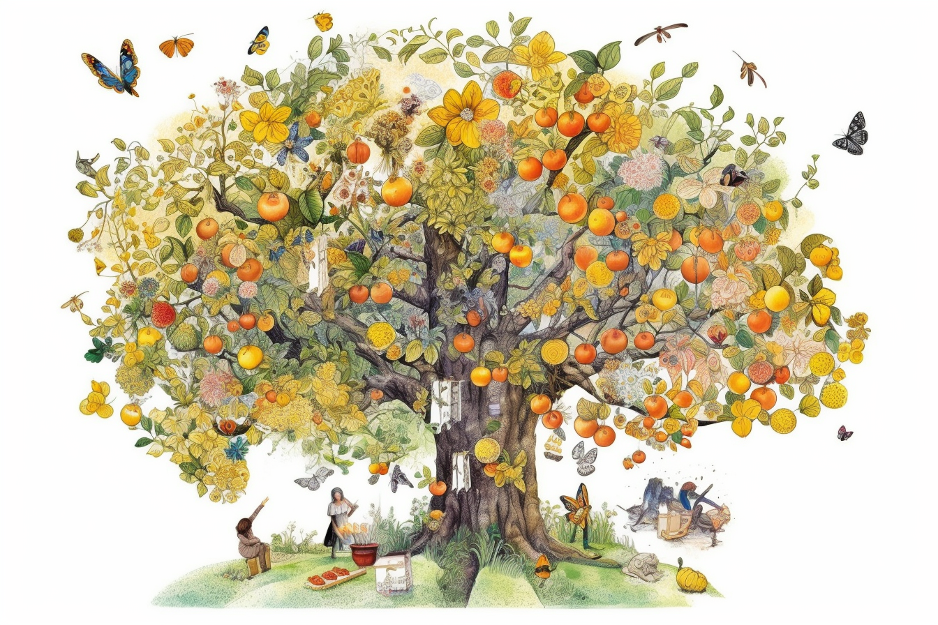 fruit garden cliparts