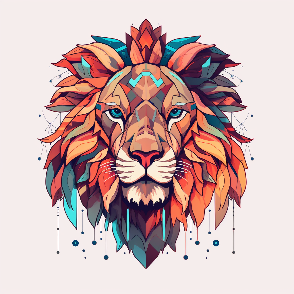 lion drawing cliparts