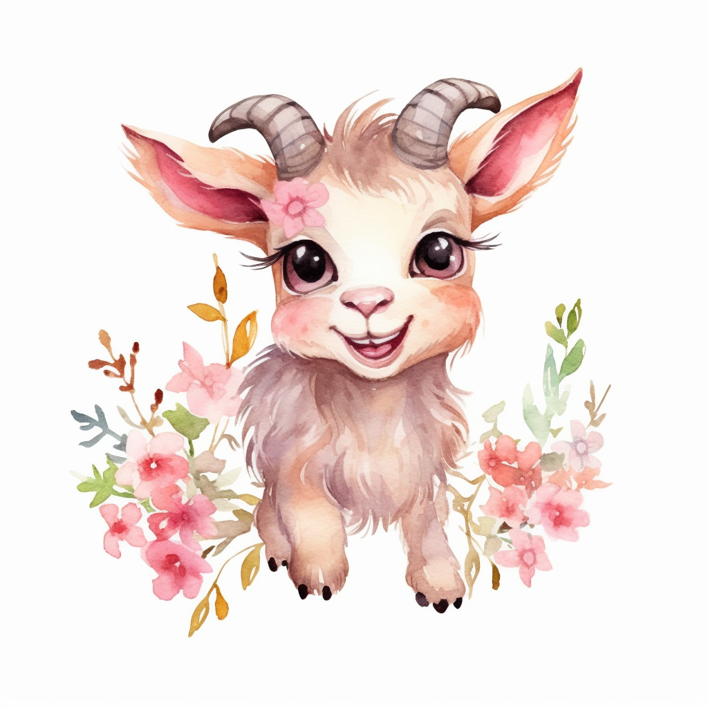 goat face cliparts