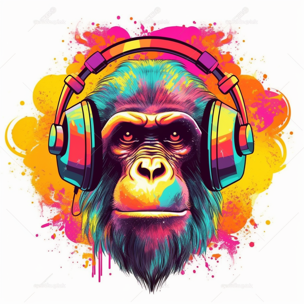 listen to music clipart