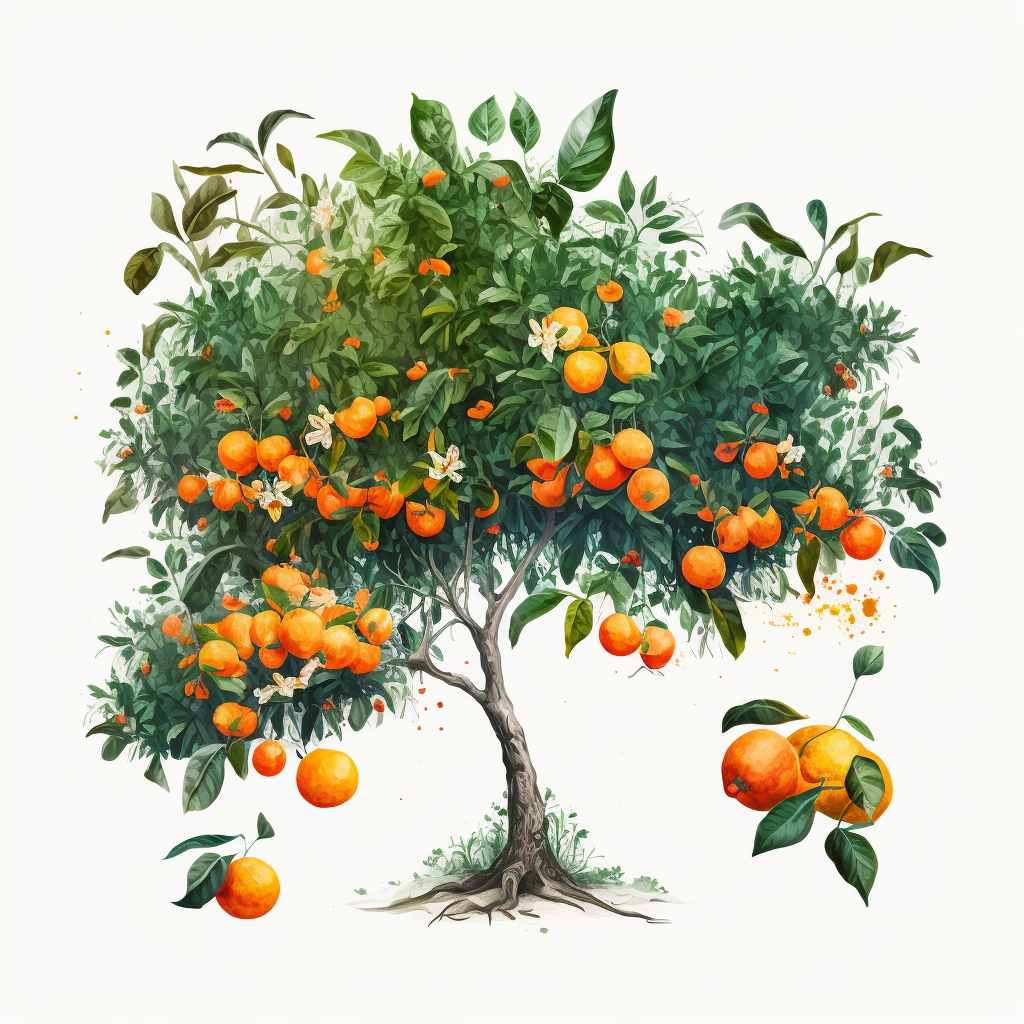 flower tree cliparts