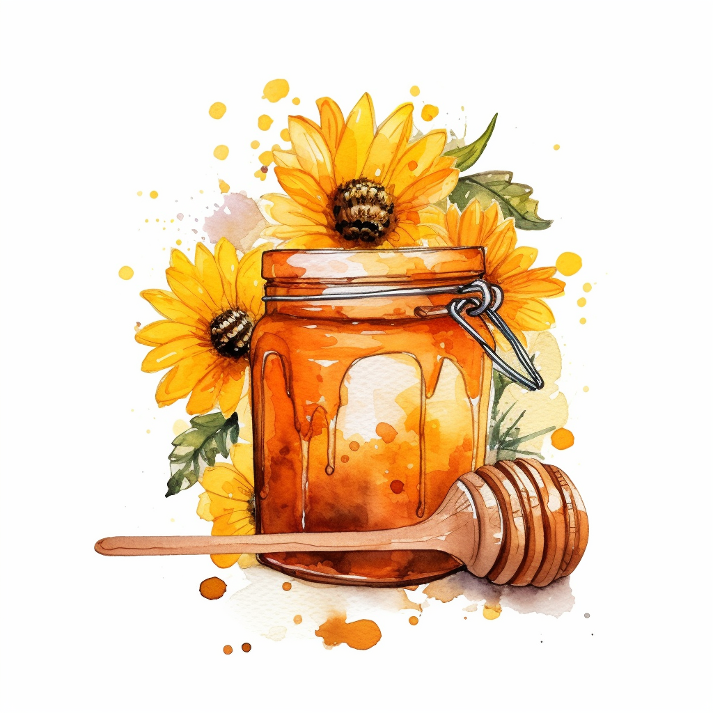 honey jar cliparts