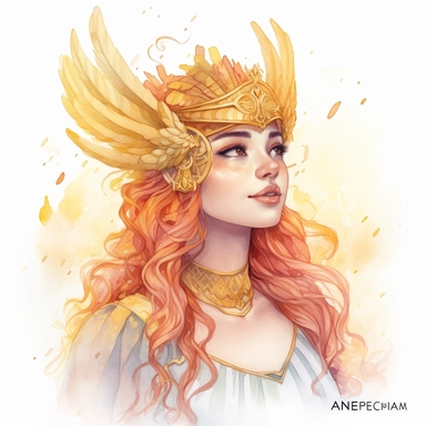 Athena,Greek mythology, dnd, watercolor clipart, no background, isolated on a white background, self contained, well defined edges, by amy sol and magali villeneuve and susan bourdet and ross tran, spaced out, smiling, mischievous, glowy, intricate, 8k,--no tex