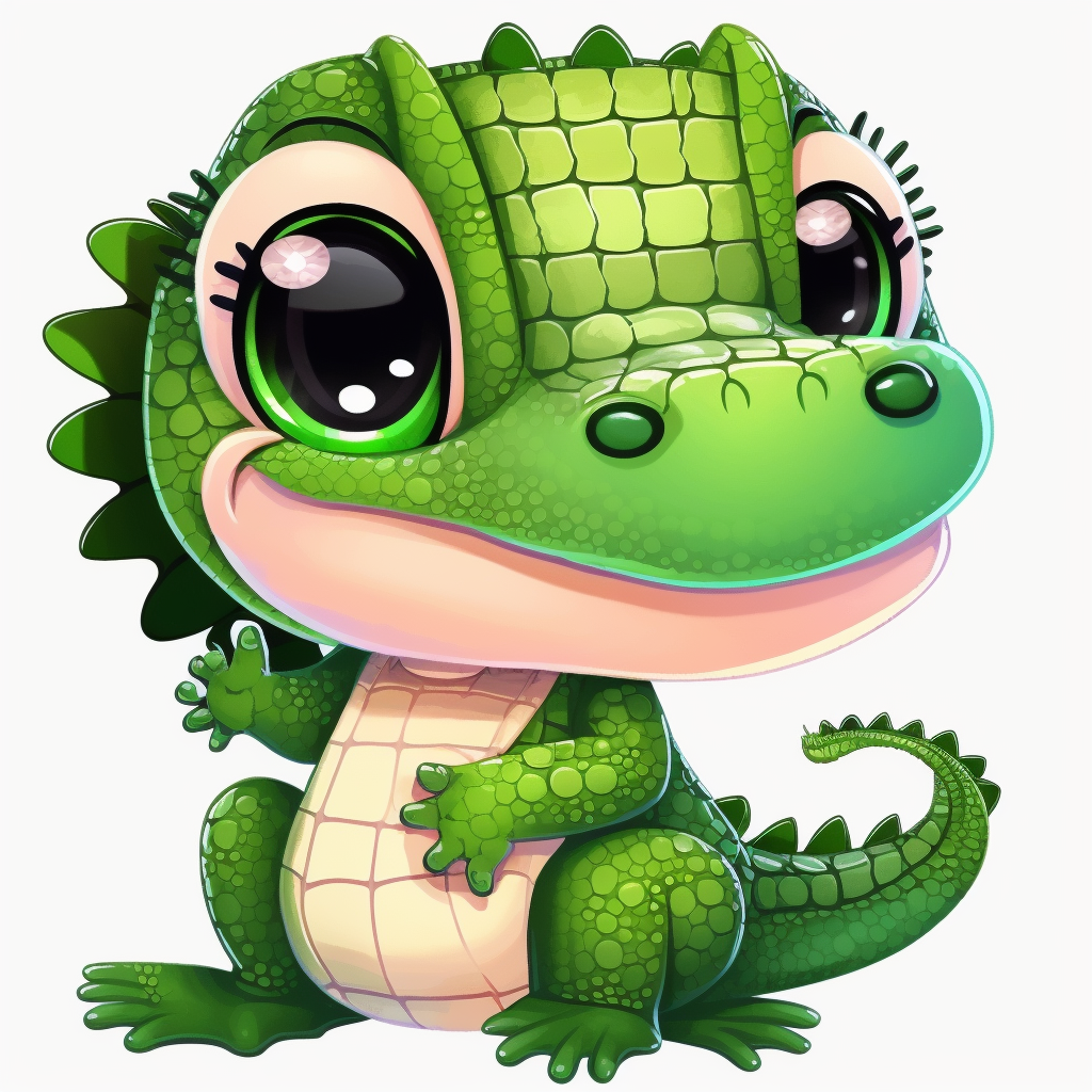 baby alligator cliparts