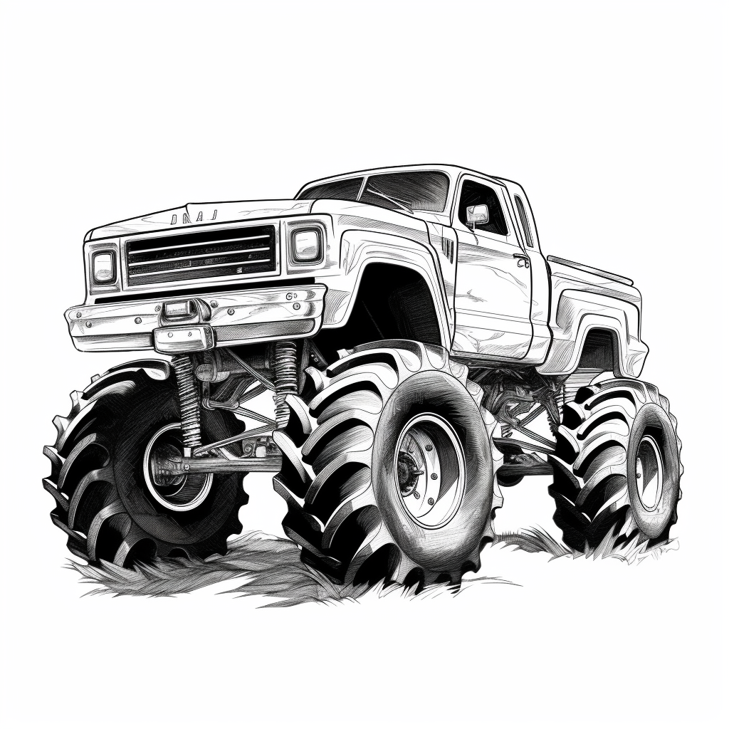 black truck cliparts