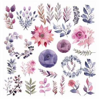 Watercolor Boho Clipart Set 1 - shabby floral wedding PNG formatThis download includes beautiful separate, individual images of boho clip art ,graphics, flowers, bouquets, and more! They are perfect for designing your own birthday, wedding, invitations, planner layouts, web decorations, or any creative project - and will look great with any background! In this clip art set you will receive 24 individual PNG files with transparent backgrounds. Images average 5-6 inches at greatest measurement and