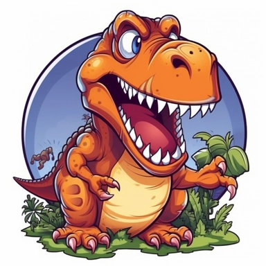 clipart dinosaur t-rex cartoon