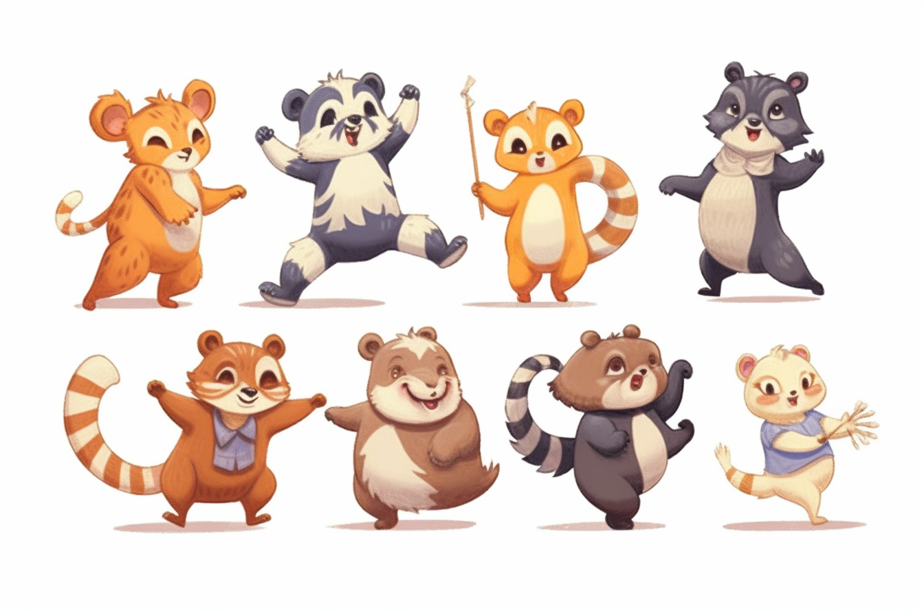 kids dancing clipart