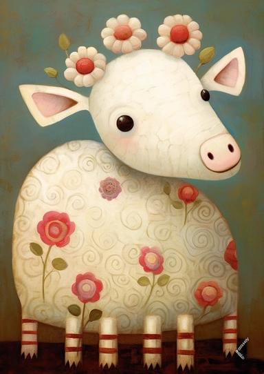 a stack art pablo Picasso oil painting with flowers and roses Clipart, High Quality Jpg, Floral Animals, Cute Images