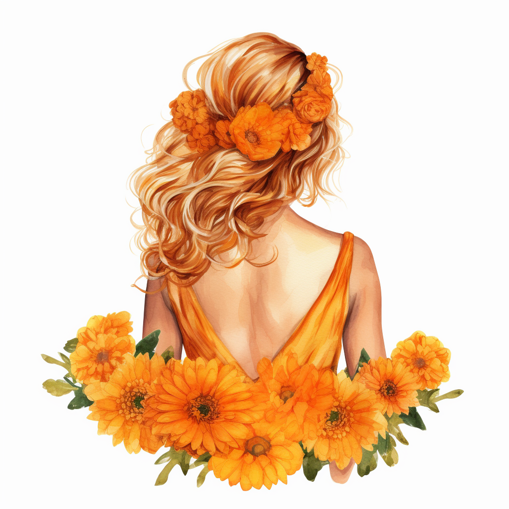 marigold cliparts cute