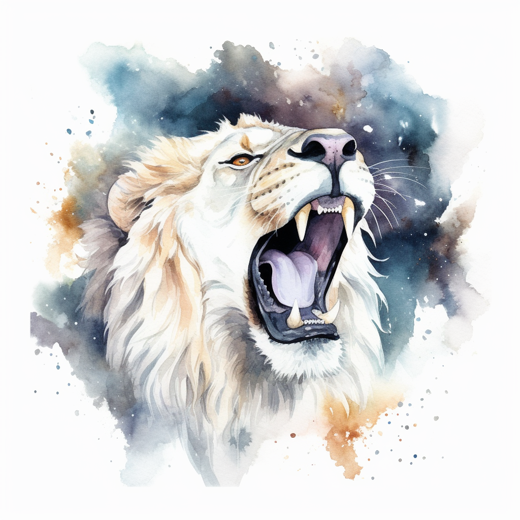 lion roar cliparts