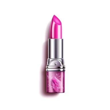 Cute Beautiful Pink lipstick Sublimation Clipart ,Cartoon,hyper realistic, intricate detail, illustration style,high solution,on the white background