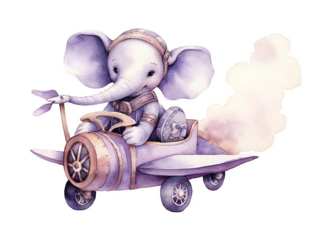 cute plane cliparts