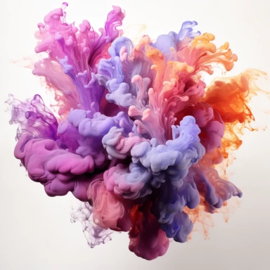 Celestial galaxy smoke Clipart, Watercolor, hyper realistic, intricate detail, illustration style, high resolution, on the white background
