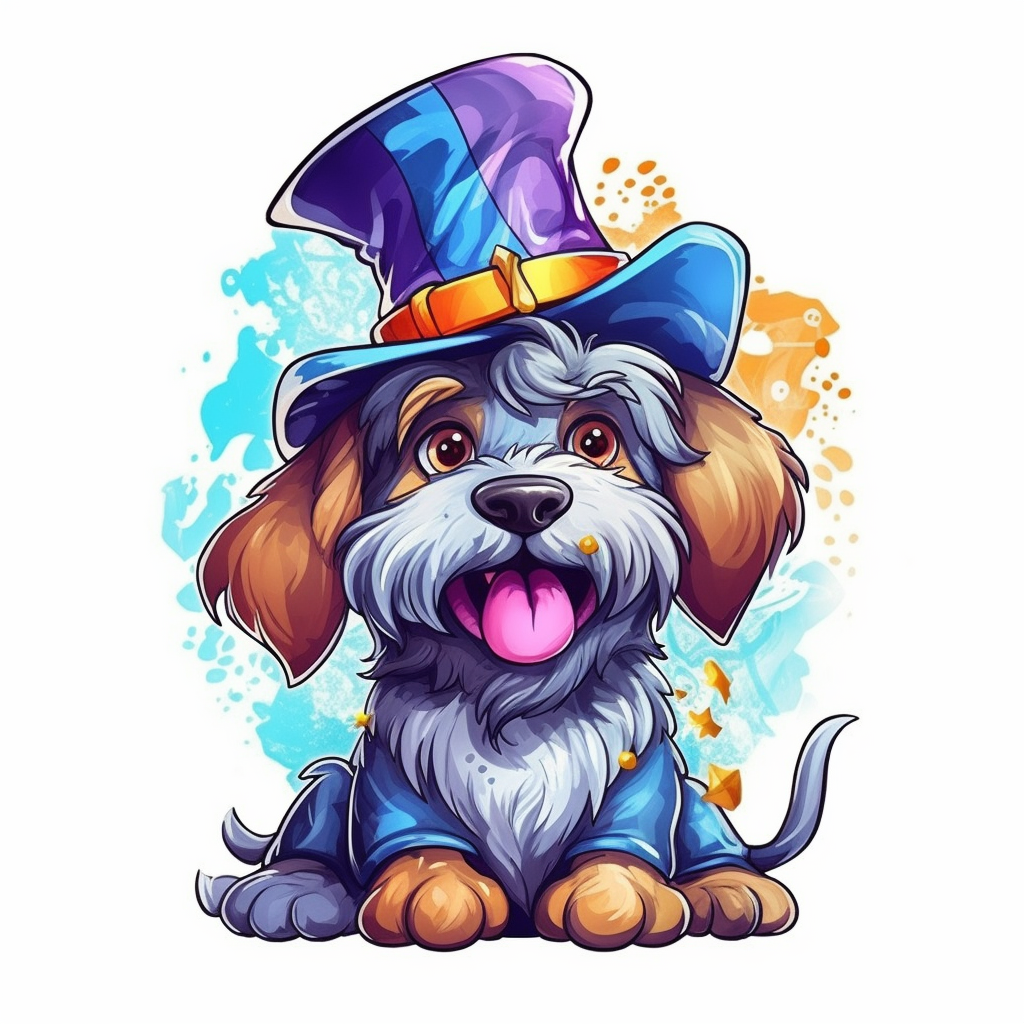 happy dog clipart