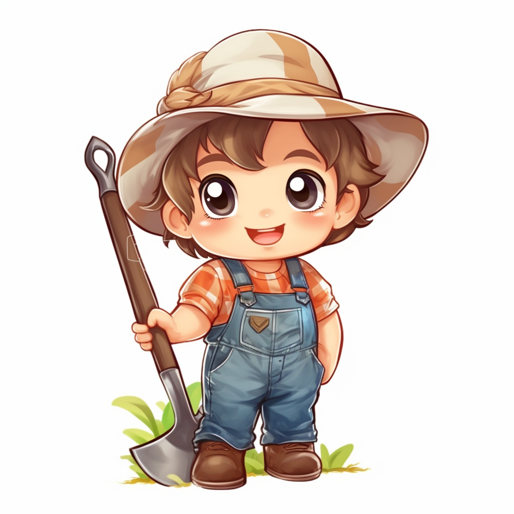 cute farmer cliparts