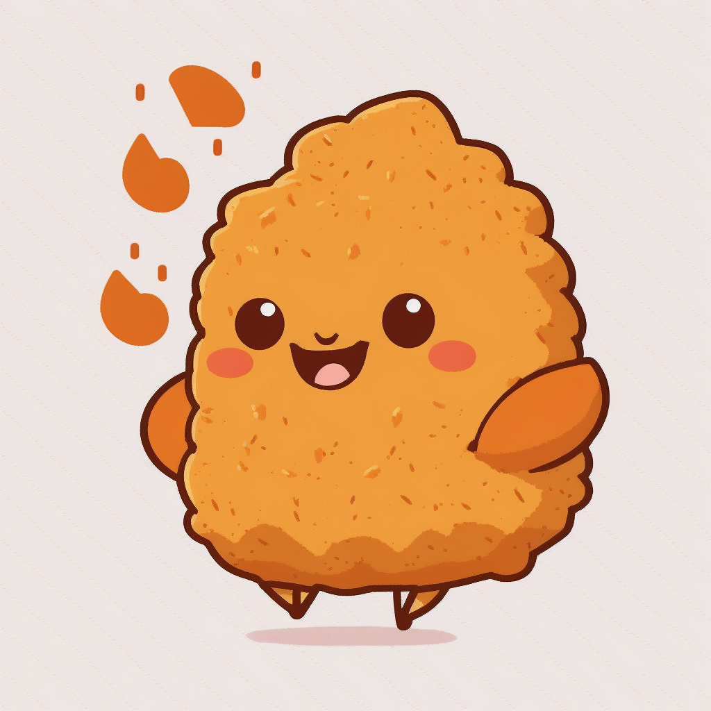 chicken nuggets clipart