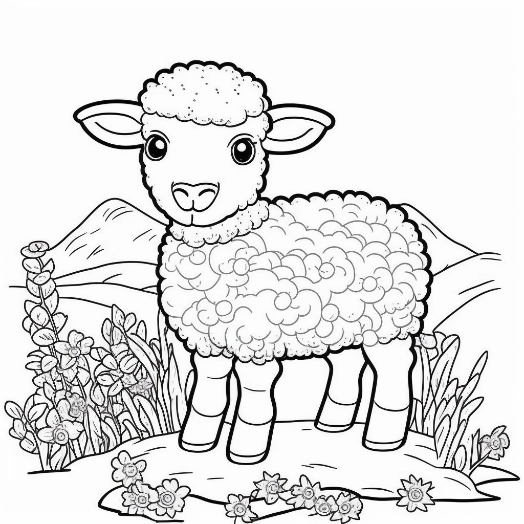 black lamb cliparts