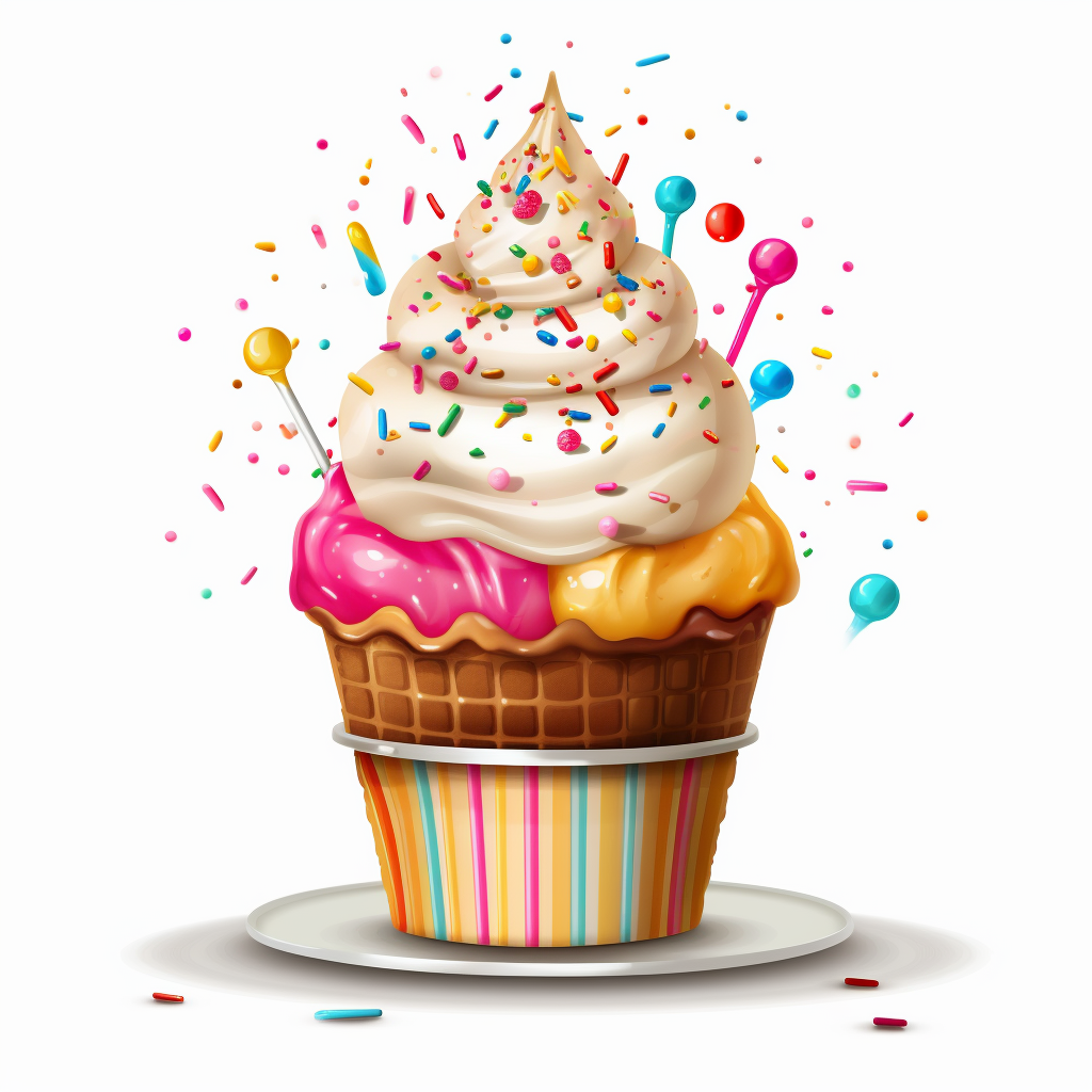 ice cream sundae clipart