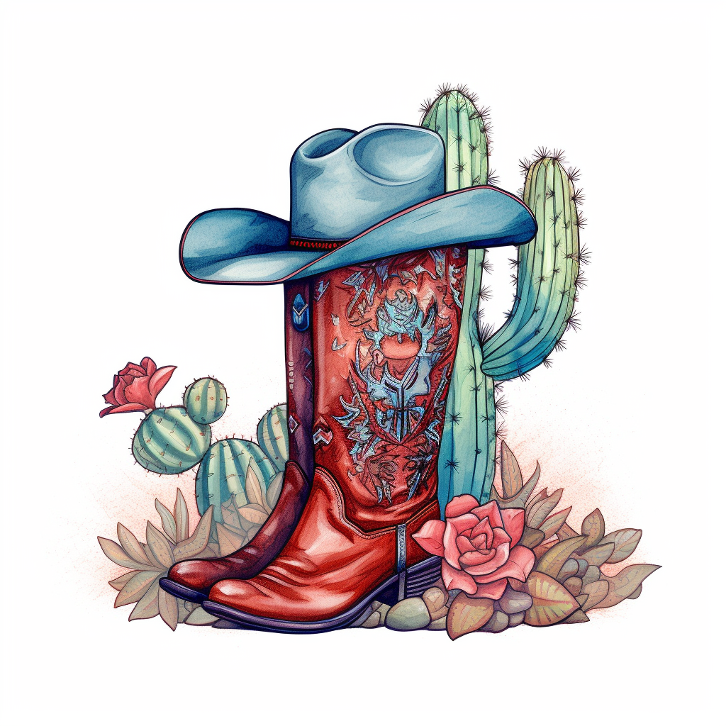 cliparts western boot