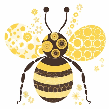 cute bumble bees clip art