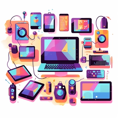 digital devices clipart