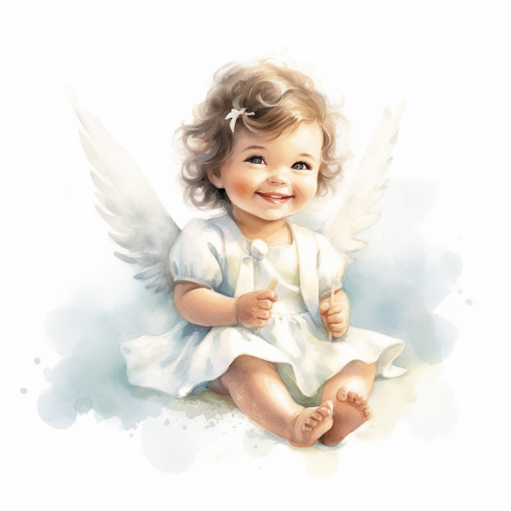baby angel clipart