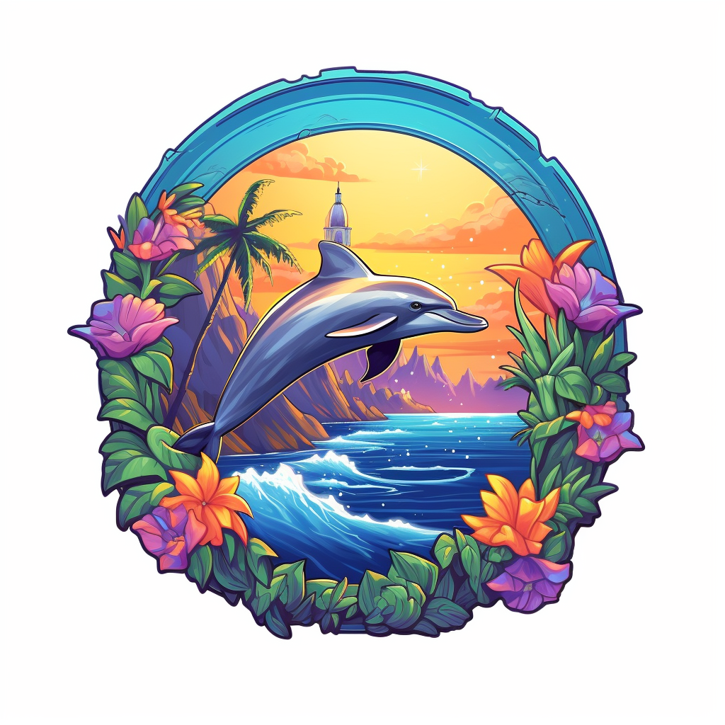 dolphin cliparts vector