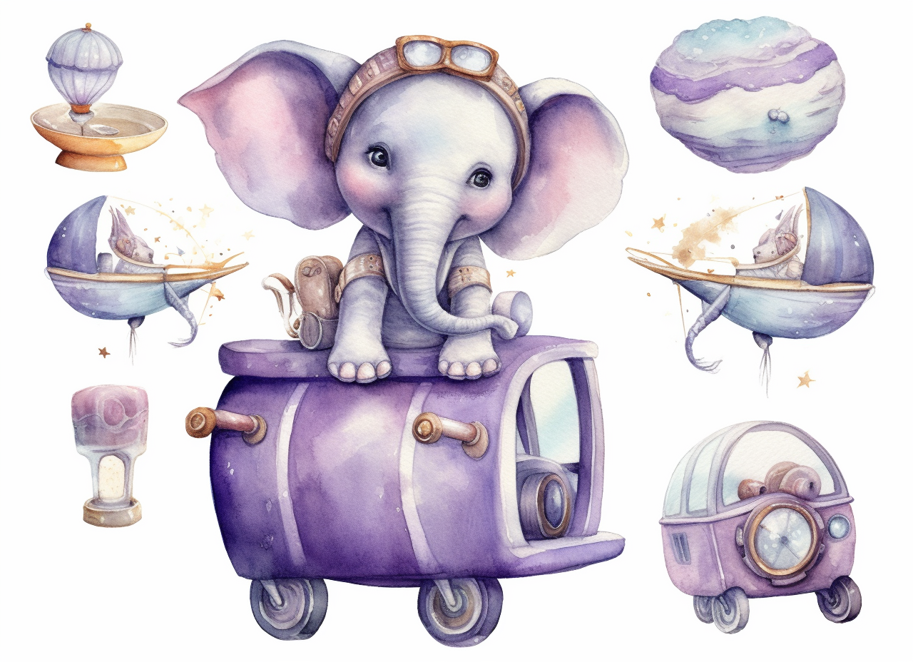 cute plane cliparts