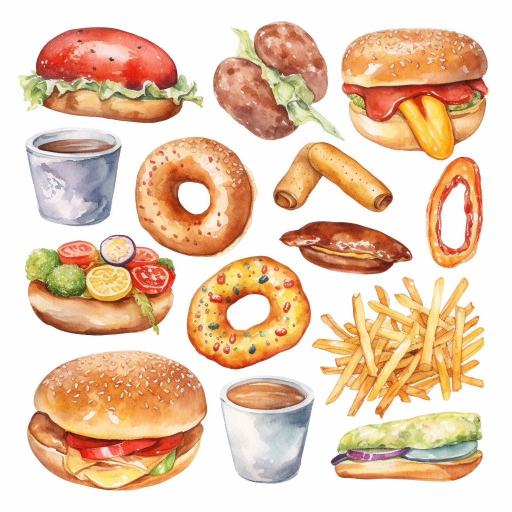 hot food cliparts