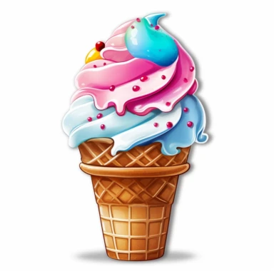 ice cream cone clip art white background
