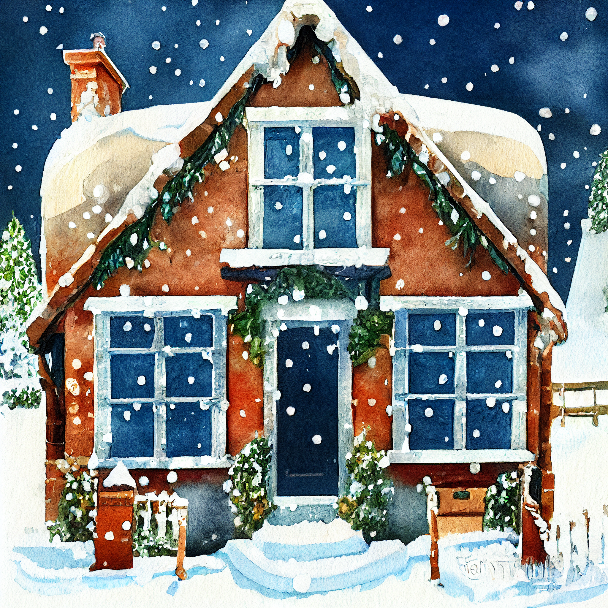 country christmas cliparts