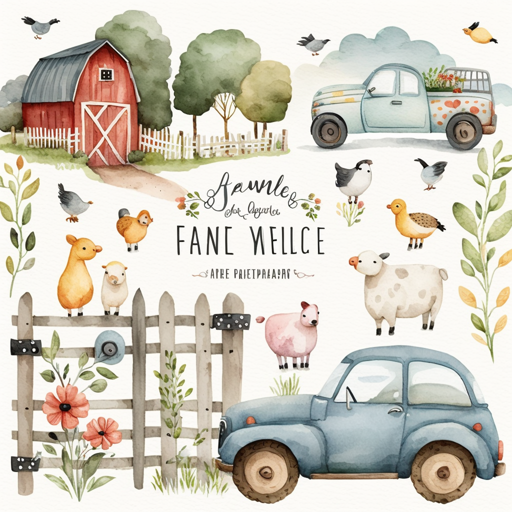 cute vehicle cliparts