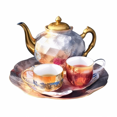 tea time clipart one object photo realistic watercolor style transparent background png honestly reality consistent quality unique exquisite iridescence individuality array of colors rich treasured throughout the ages refinement symbolizing luxury glamour allure wonders of the nature mother of pearl luminous quality light in a myriad of enchanting colors royal jewelry delicate shimmer pearlescent effect polished sophistication simple fine craftsmanship visual appeal purity calming harmony and tr