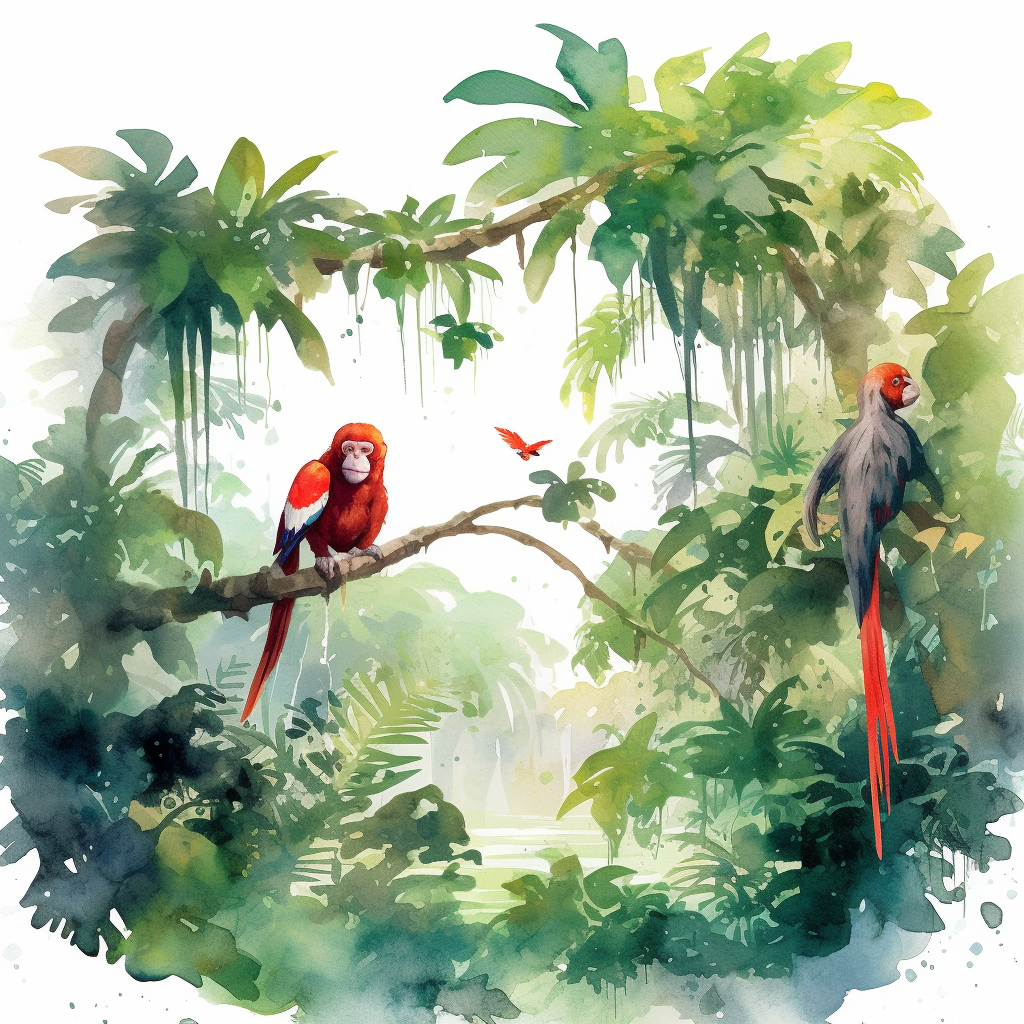 jungle monkey cliparts