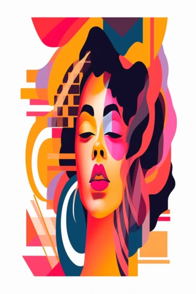 a striking and visually captivating clipart illustrations with a clean and minimalistic aesthetic on a white background. vibrant bold design lines and a limited color palette. ultra photorealistic, high quality hd images