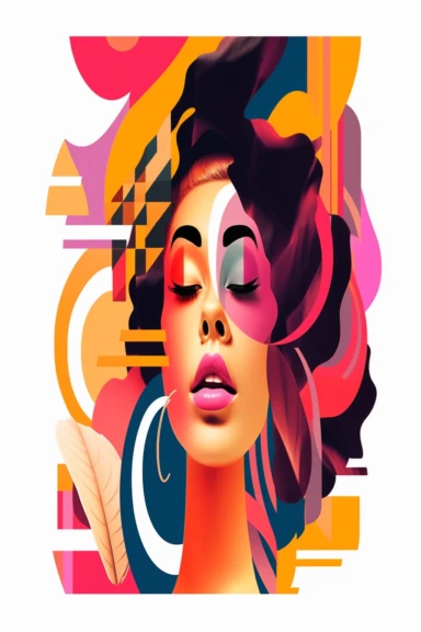 a striking and visually captivating clipart illustrations with a clean and minimalistic aesthetic on a white background. vibrant bold design lines and a limited color palette. ultra photorealistic, high quality hd images