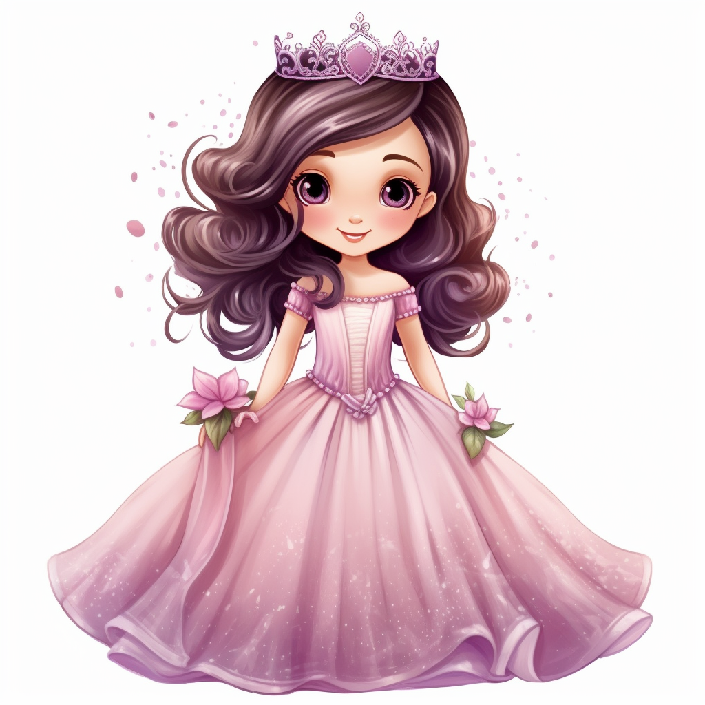 large princess cliparts