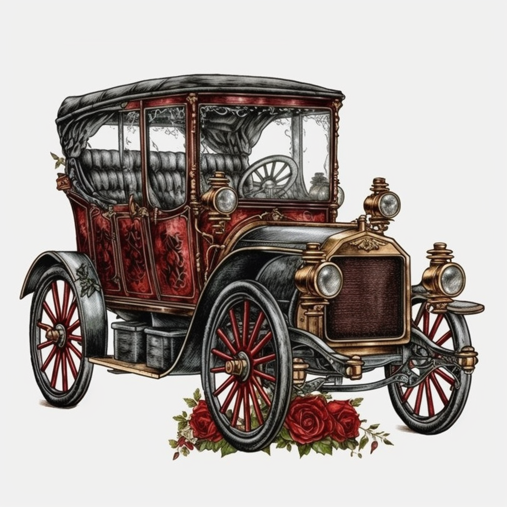 antique car clipart