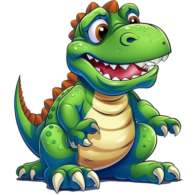 clipart dinosaur t-rex cartoon
