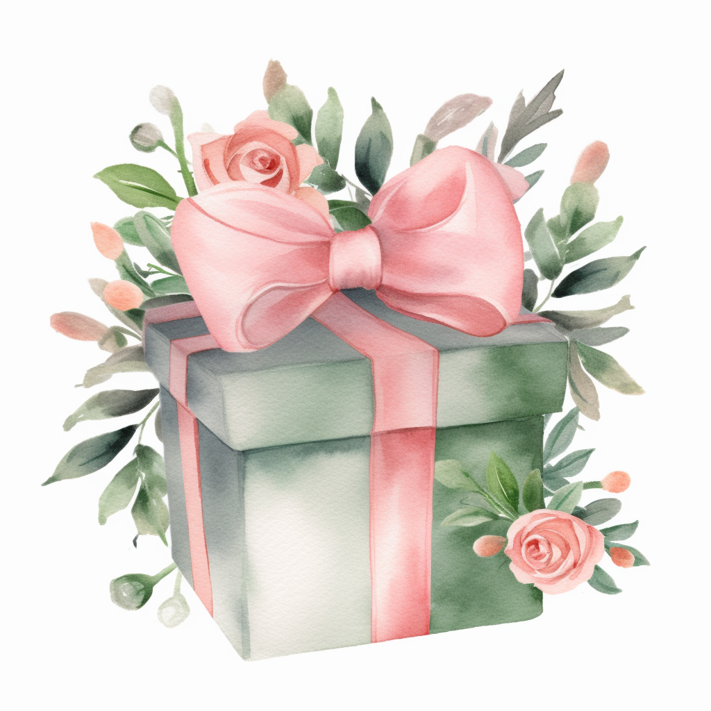 holiday box cliparts