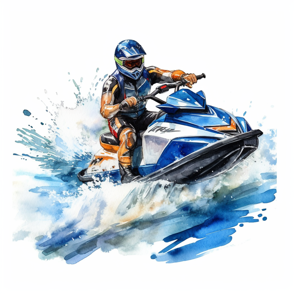 jetski cliparts