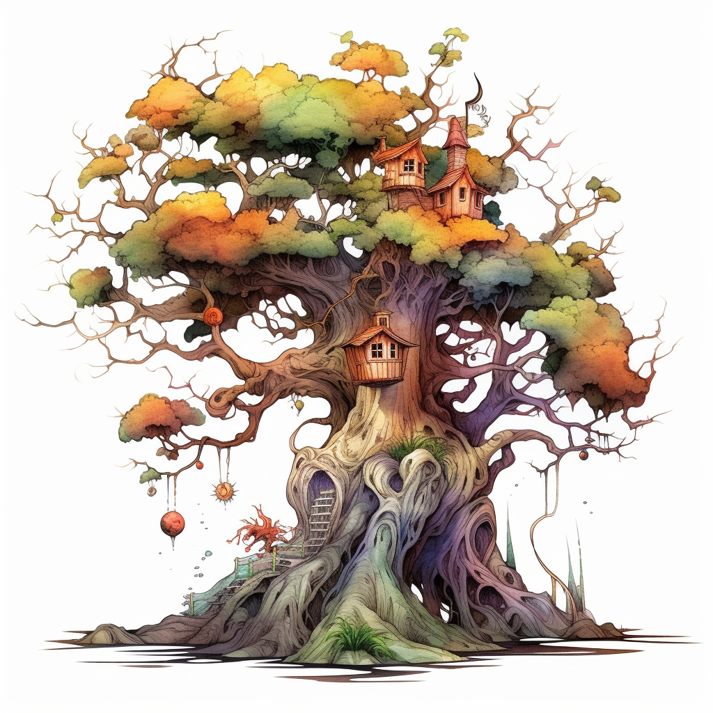 haunted tree cliparts