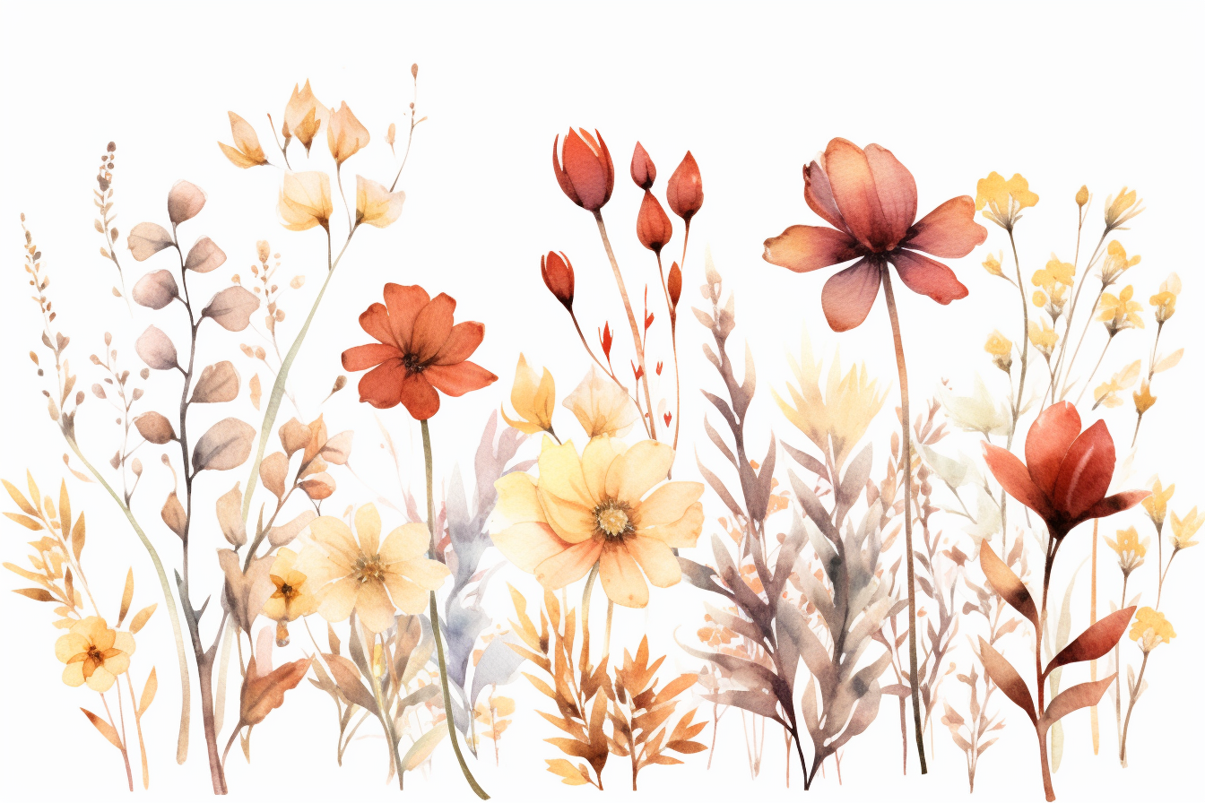 maroon flower cliparts