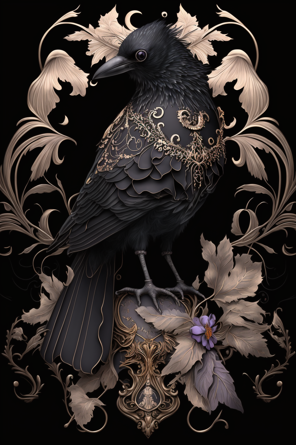 crow bird cliparts