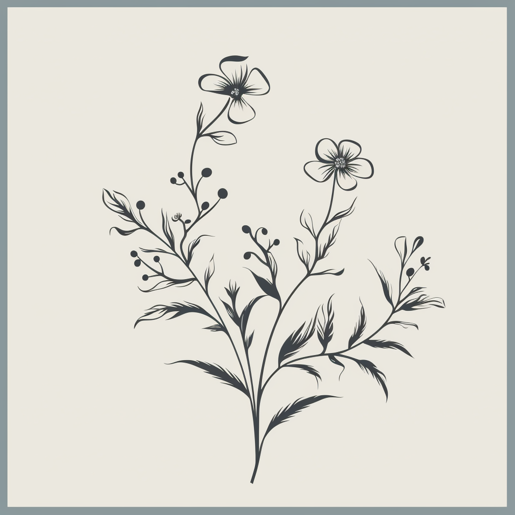 floral branch cliparts